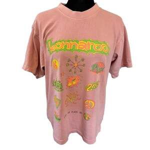 Bonnaroo 2025 Official Lineup Festival T-Shirt Salmon Pink Lane Seven Medium